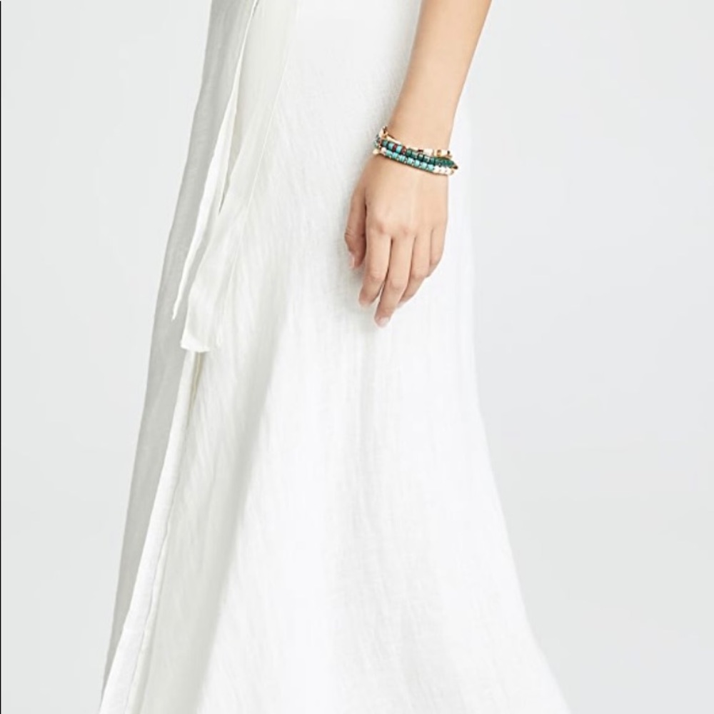 Linen cover up skirt